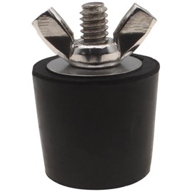 LBTODH 1PCS Pool Winterizing Rubber Stopper Plug 1" Swimming Pool Skimmer Plugs with Stainless Steel Bolts and SS Screw for Inground Pool Above Ground Pool Winter Fittings