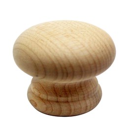 Wake Sangyo TW-302 Wooden Knobs 1.6 inches (40 mm) Interior Furniture Handle Picking