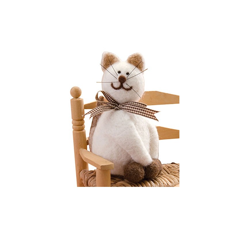 Glorex GmbH Creative felt kit, cat, 14 x 7