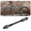 Briny River M10x145mm Bicycle Hollow Axle Multiple Speed Rear Hub