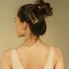Peineta para Moño 6 Piezas Tres Dientes Fijador de Cabello