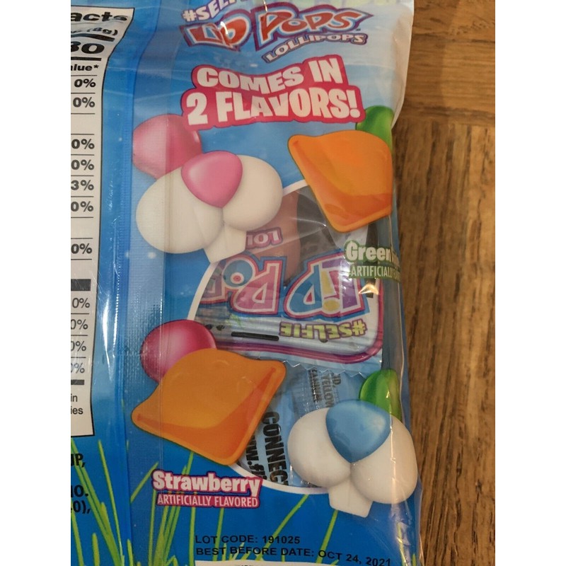 Imaginings Easter Candy Selfie Lip Pops Lollipops 1ea 4 Pk
