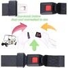 2 Pack Golf Cart Seat Belt Pads Set, 2-Point Universal