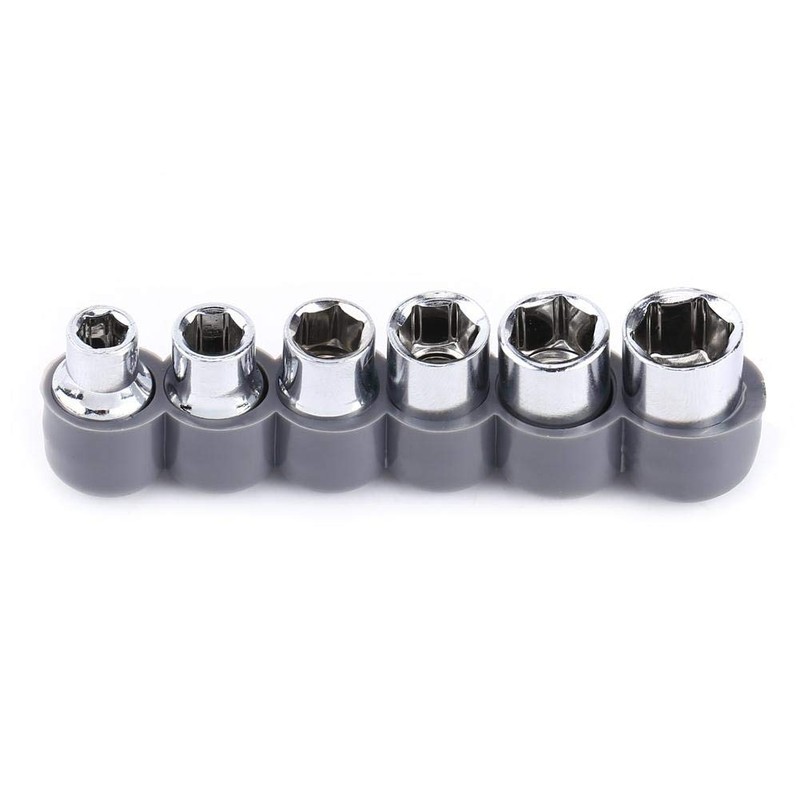 Walfront Ratchet Wrench Bit Set, 1/4 Inch Magnetic Bit Holder