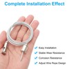 PATIKIL Ceiling Hanging Wire Cable Kit, 2m/6.6ft 4 Set Adjustable