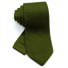 WANDM Pointed Knit Tie, Solid Color, Washable, Necktie, 2.8 inches (7 cm) Wide, 大剣先幅7cm×全長約145cm (細めのレギュラー幅)