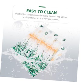 Totority Eucalyptus Leaf Tablecloth Rectangle Jungle Theme Decorations for Birthday Decorations