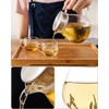 IwaiLoft Glass Teapot with Removable Stainless Steel Filter Lid Stovetop