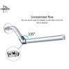Handhold Shower Elbow Adapter 135 Degrees Shower Head Brass Elbow