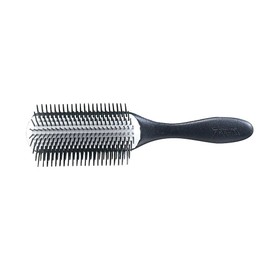 Denman Brushes Classic Noir Large Styling Brush D4N 9 Row - White & Black