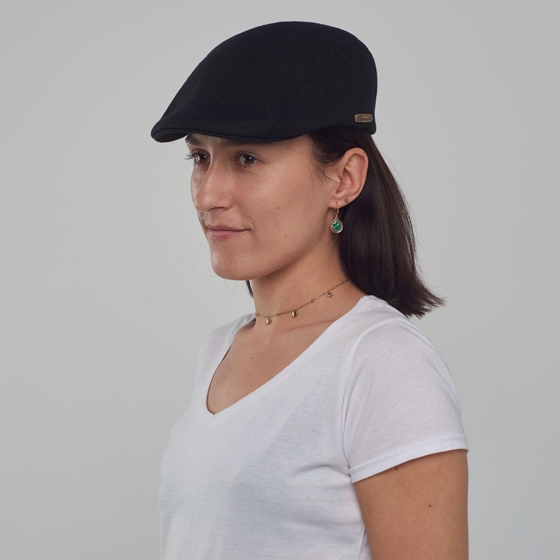 Sterkowski Gecko Flat Cap | 100% Linen Super Light Summer