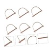 CHILDWEET 6pcs Heavy Duty Safety Coupler Pin Coated Shaft Locking