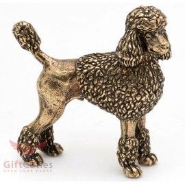 Bronze Figurine of Poodle dog