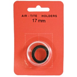Air-Tite (1) Air-Tite Coin Holder - 17 mm (International 1 Cent Pieces) Free Shipping