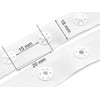 Beyond Trim Snap Button Tape - 0.7 Inch Sewing Fastener