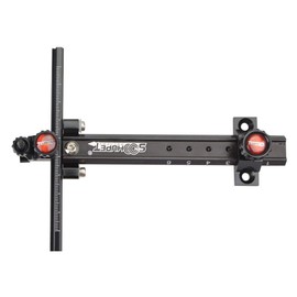 ZSHJGJR Recurve Bow Sight Aluminum Alloy Single Pin Sight Archery Equipment for Recurve Bow Accessory (Black)