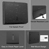 VANNSOO Commercial Paper Towel Dispenser Wall Mount, Tri-fold/Multi-fold/C-Fold Stainless Steel
