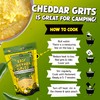 Jalapeno Yellow Corn Grits with Cheddar Cheese + Hatch Green