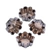 4Pcs 8 Lug Wheel Center Hub Caps Rim Dust Covers