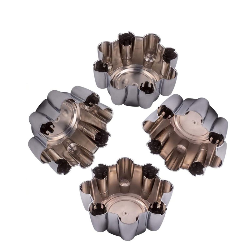 4Pcs 8 Lug Wheel Center Hub Caps Rim Dust Covers