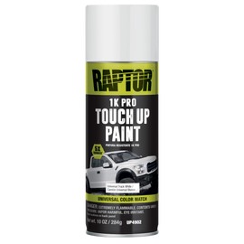 Raptor 1K Pro Universal Touch Up Paint Spray, Professional Grade, Tough & Durable, Extra Protection, White