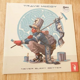 Travie McCoy Never Slept Better Exclusive Cinnamon Swirl Color Vinyl LP