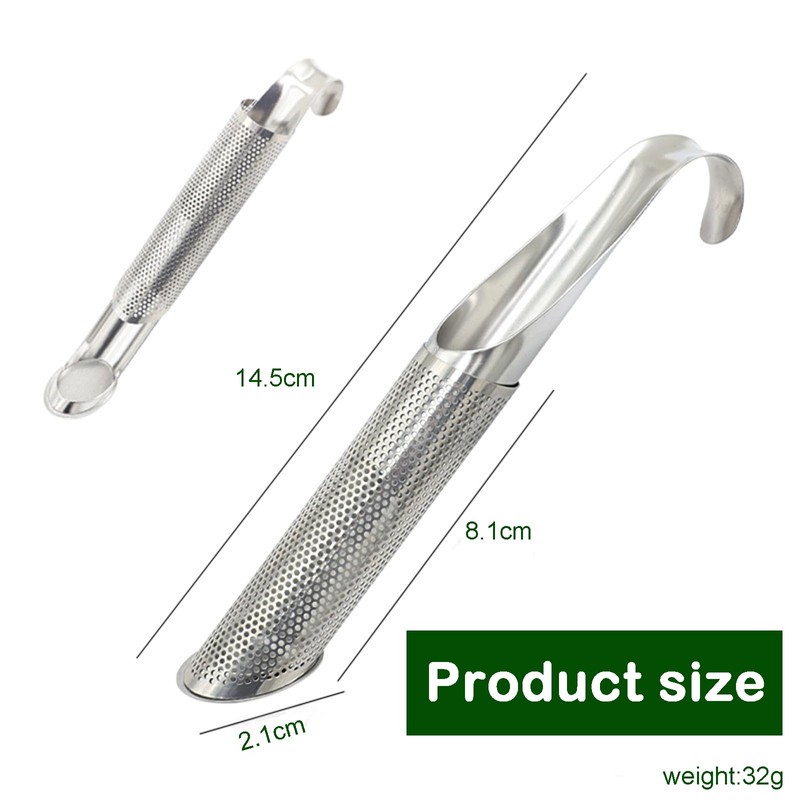 2 Pack Tea Infusers, Stainless Steel Long Handle Tea Strainer