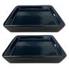Square Plant Saucer 4 Inch 2 Pack，Plant Trays for Pots,