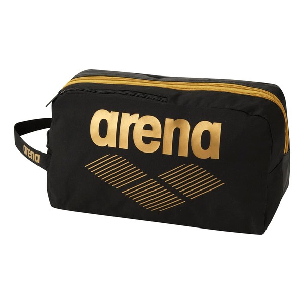 arena AEAWJA53 Proof Bag, 2 Room Proof Bag, Black x Gold (BKGD)