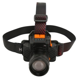 Lámpara de Cabeza Minera, Faro LED Impermeable para Pesca Nocturna