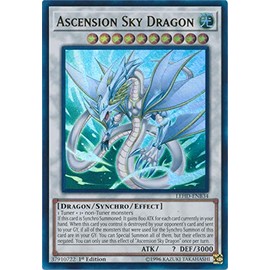 Yu-Gi-Oh! - Ascension Sky Dragon - LEHD-ENB34 - Ultra Rare - 1st Edition - Legendary Hero Decks - Aesir Deck