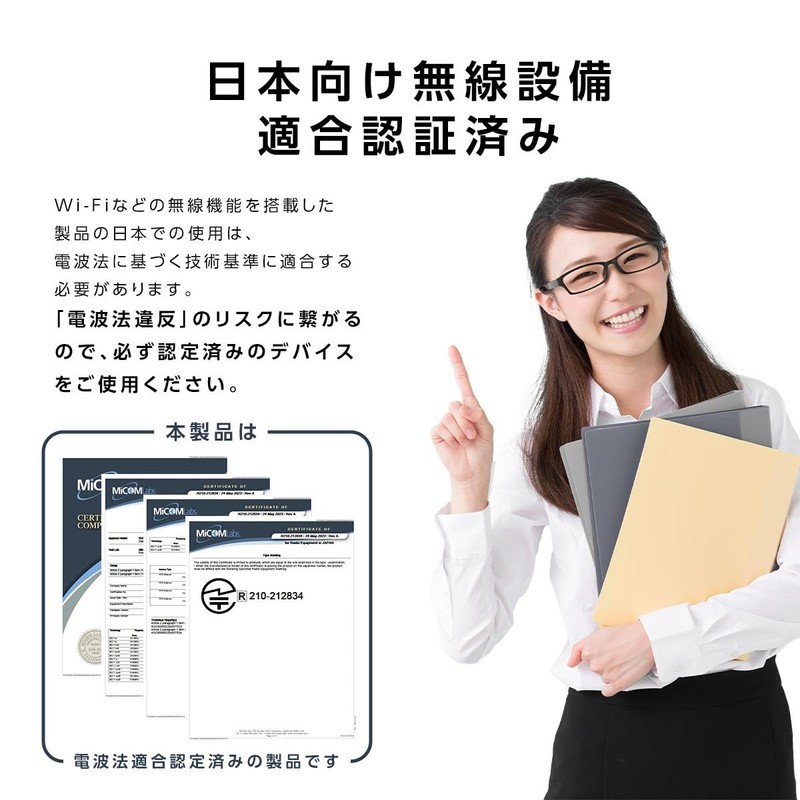 TOKAIZ TWA-002 Wireless LAN Adapter AX1800 High Speed 1201Mbps +