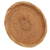 Rattan Fruit Tray Hand Woven Elegant Traditional Natural Rattan Serving