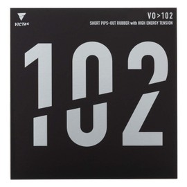 Victas (VICTAS) Table Tennis Rubber VO>102 High Energy Tension Surface Soft Red/Black 020222