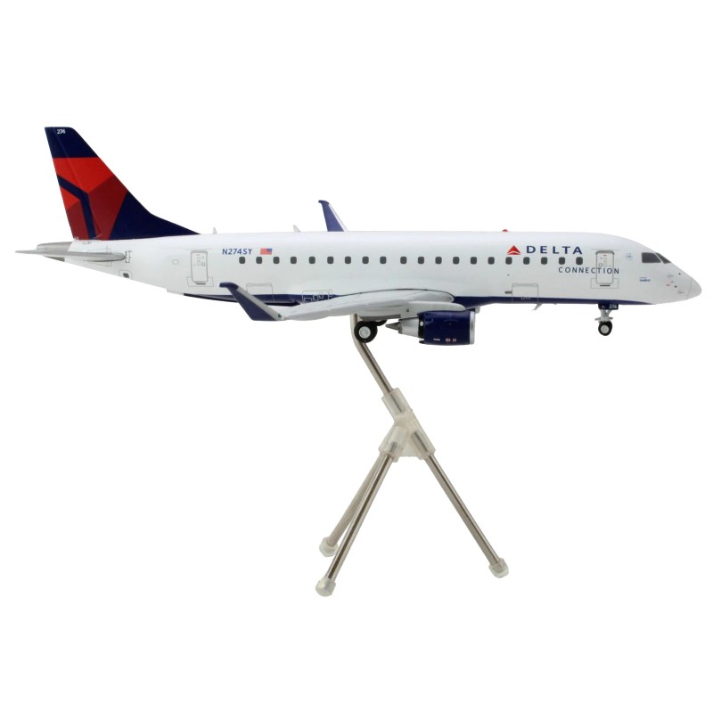 DCD Embraer ERJ-175 Commercial Aircraft Diecast Model "Delta Connection" White