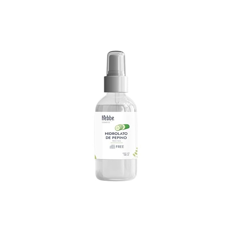 HEBBE Hidrolato De Pepino 120 Ml | Tónico Facial Refrescante