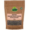 Organic Cracked Black Pepper (Coarse Ground) 50g by Hatton Hill