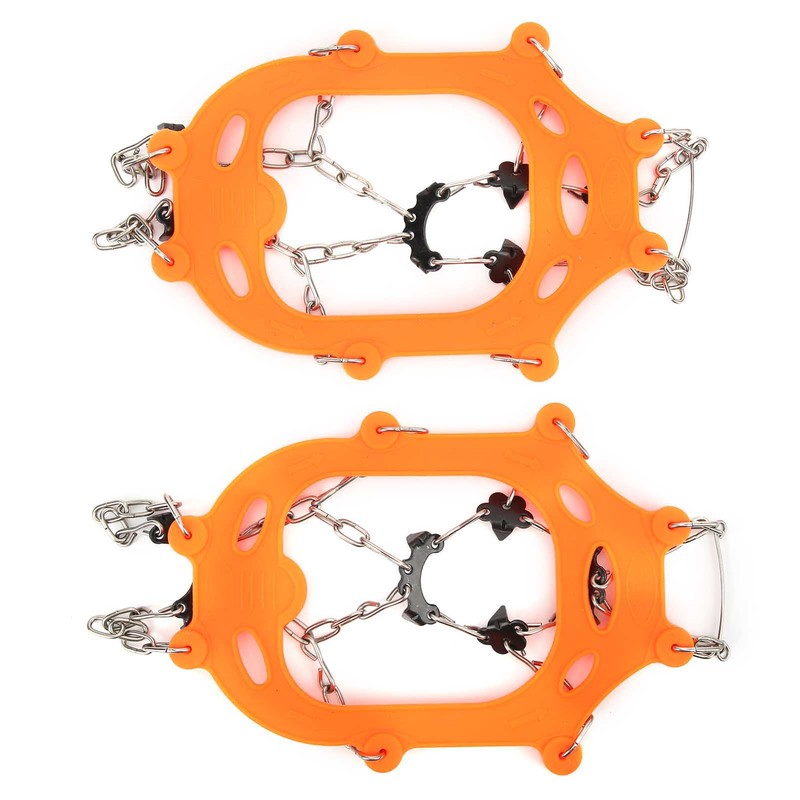 1 Pair 8 Teeth Crampons AntiSlip Traction Ice Cleats Snow