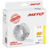 Meto Price Gun Labels (22 x 12 mm, Permanent, Fluorine