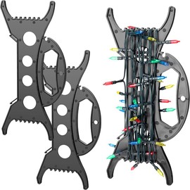 2 PCS All Purpose Light Storage Holder-11.8Inch Christmas Light Cord Wind Up Storage Organizer-Holiday Light Storage for Tree Lights Extension Cord Garland（NO Light String）