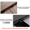 WPC Decking Clips: WPC Mounting Clips Stainless Steel for Mounting