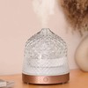 200ml Glass Reservoir Essential Oil Diffuser with Glass Dome Ultrasonic