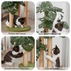 LEMONDA 31.5Inch Cat Scratching Post,Cat Scratcher Tree with 3 Scratching