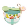 Mud Pie Blue Floral Fruit Tid Bit; bowl 2" x