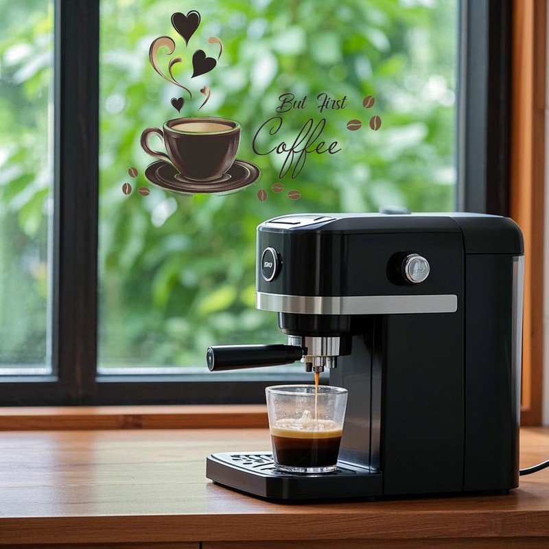 duoyif Coffee Wall Sticker, Wall Sticker, Coffee Cup Wall Picture,