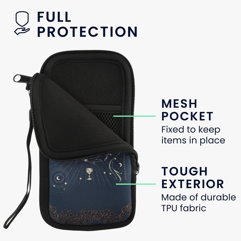 kwmobile Carcasa para móvil tamaño XL - 6,7/6,8" - Funda