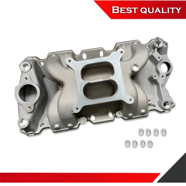 ShopVertex Dual Plane Intake Manifold Engines Air Gap Suits Chevy