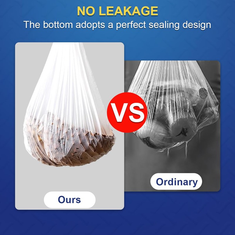 Small Bin Bags 5 Liter,Mini Pedal Bin Bags Garbage Bags