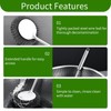 Scourer Stainless Steel Scourer Scourer Scouring Brush with Handle Scouring