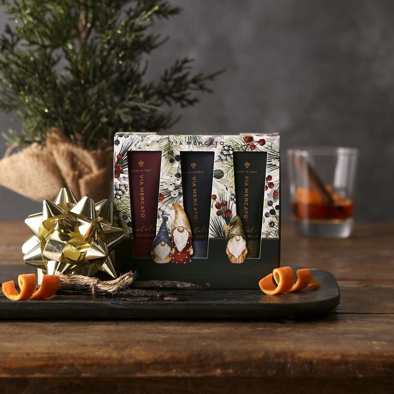 Via Mercato Natale Winter Woods Holiday Collection, Hand Cream Gift